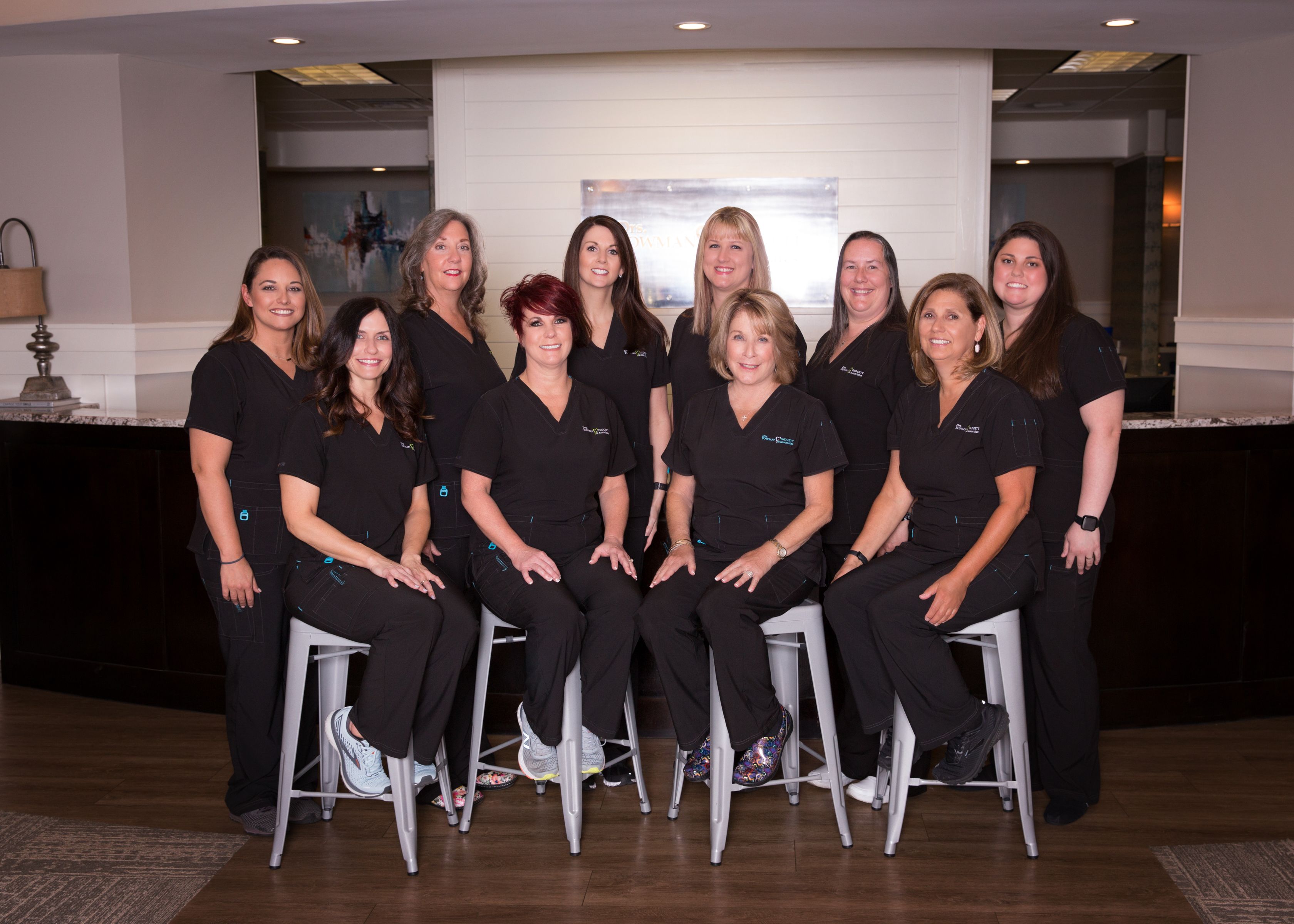 The Dental Hygiene Team Standing Together